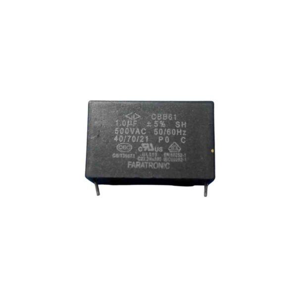 CAPACITOR CBB61 1.0UF 500 VAC