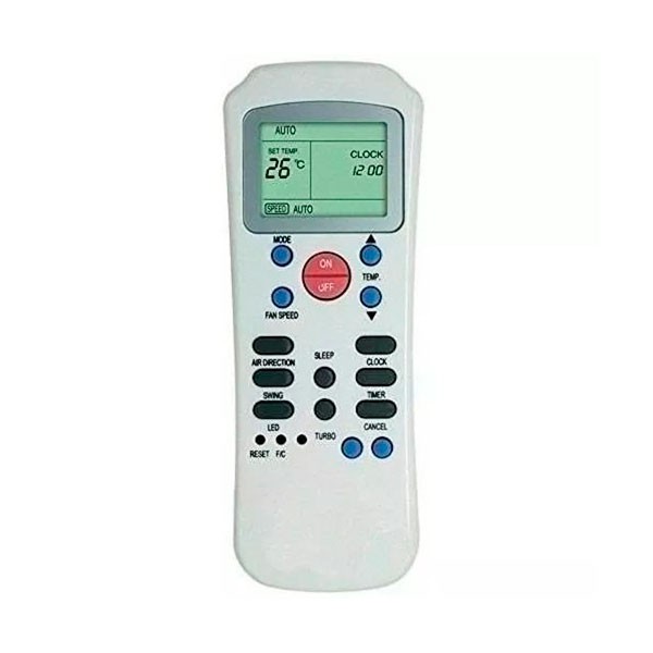 Controle Remoto Carrier Split Inverter Multi Split 7000 9000 12000 18000 22000 btus 203355091269