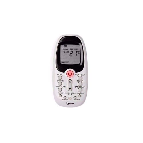 Controle Remoto Split Midea 7000 9000 12000 18000 22000 24000 28000 btus Só Frio Quente e Frio 06320037