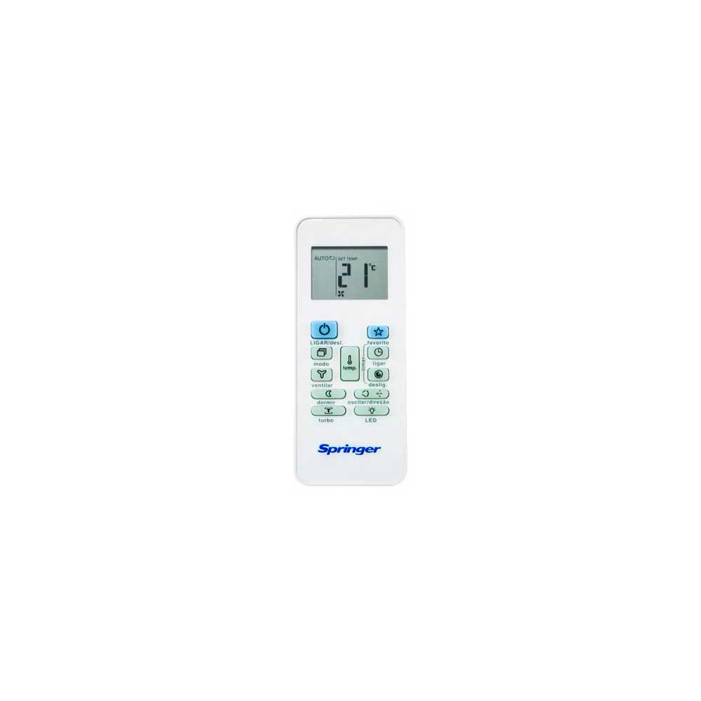Controle Remoto Springer Split 7000 9000 12000 18000 22000 Btus Só frio 2033550A0451