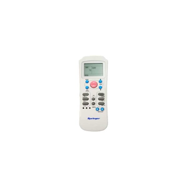 Controle Remoto Springer Split 7000 9000 12000 18000 22000 Quente e Frio 2033550A0450