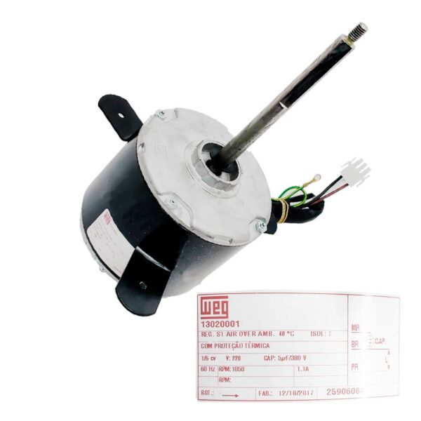 MOTOR ELETRICO AC 122,6W 220V 60HZ ASSIN