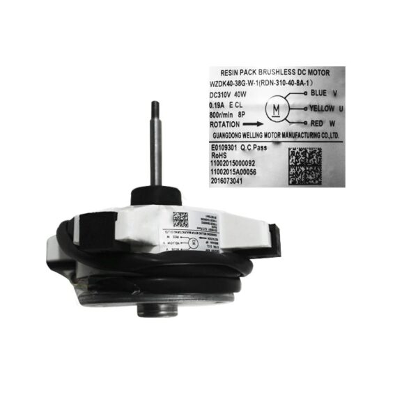 MOTOR DO VENTILADOR ZKFN-40-8-5-2