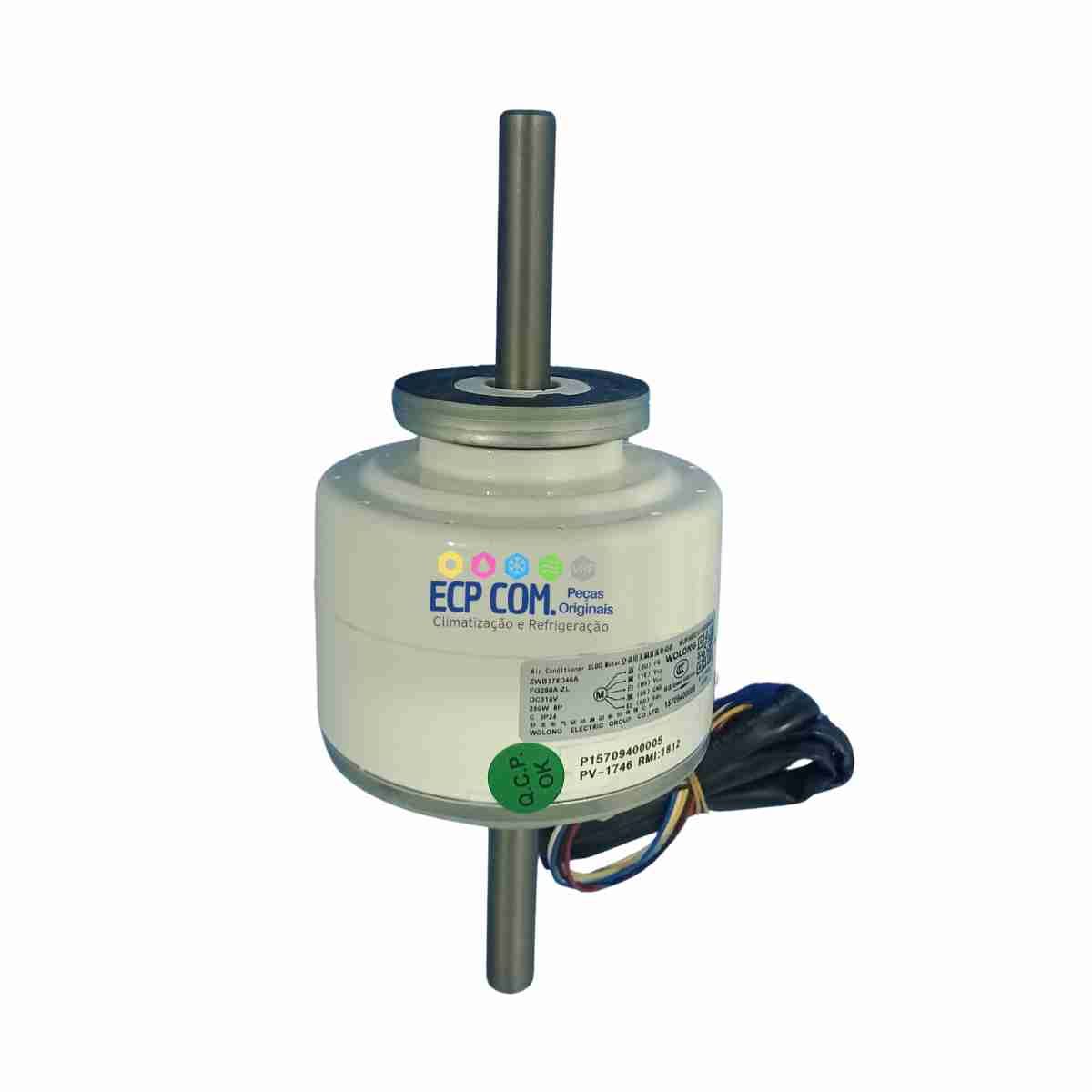 MOTOR VENTILADOR DA EVAPORADORA  FG250A-ZL - Imagem 2