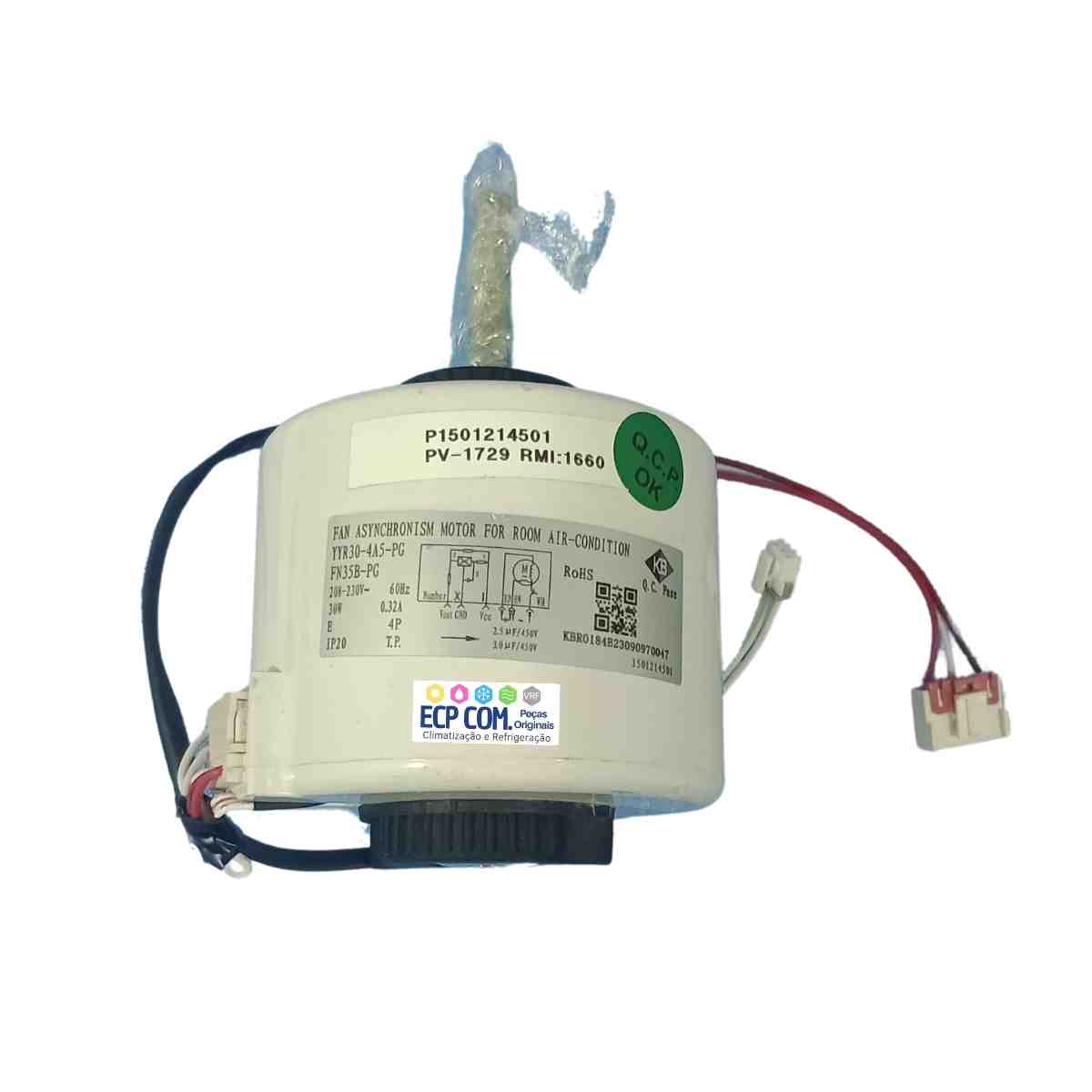 MOTOR VENTILADOR DA EVAPORADORA GREE  FN35B-PG