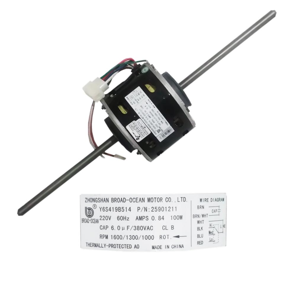 MOTOR ELÉTRICO EVAPORADORA SPRINGER CARRIER MIDEA 220V 25901211