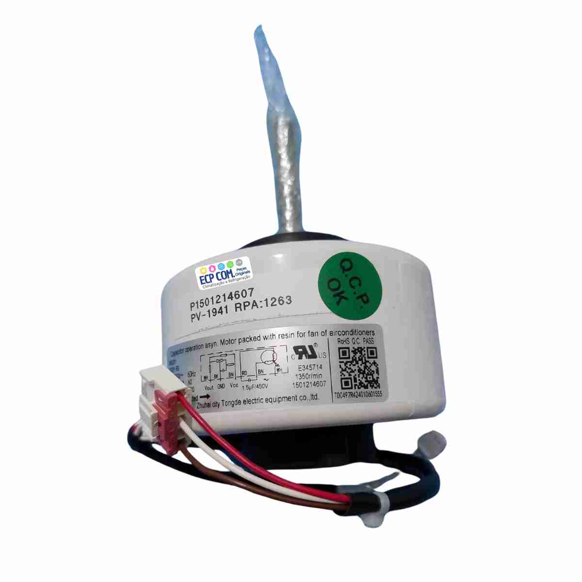 MOTOR VENTILADOR GREE 1501214607 (ATUALIZADO) GWC12QC - Imagem 2