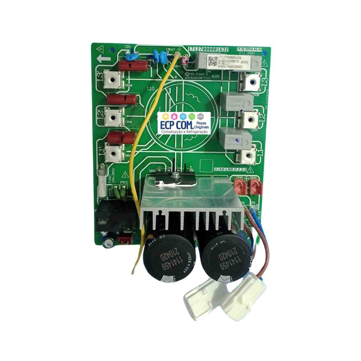 PLACA DE ALIMENTAÇÃO DA CONDENSADORA VRF MIDEA 17127000001636