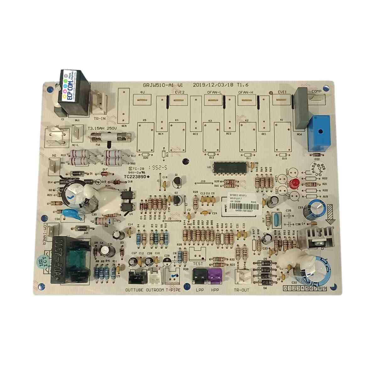 PLACA PRINCIPAL DA CONDENSADORA GREE ECO GARDEN INVERTER /  CONV. W5101TJ - Imagem 2