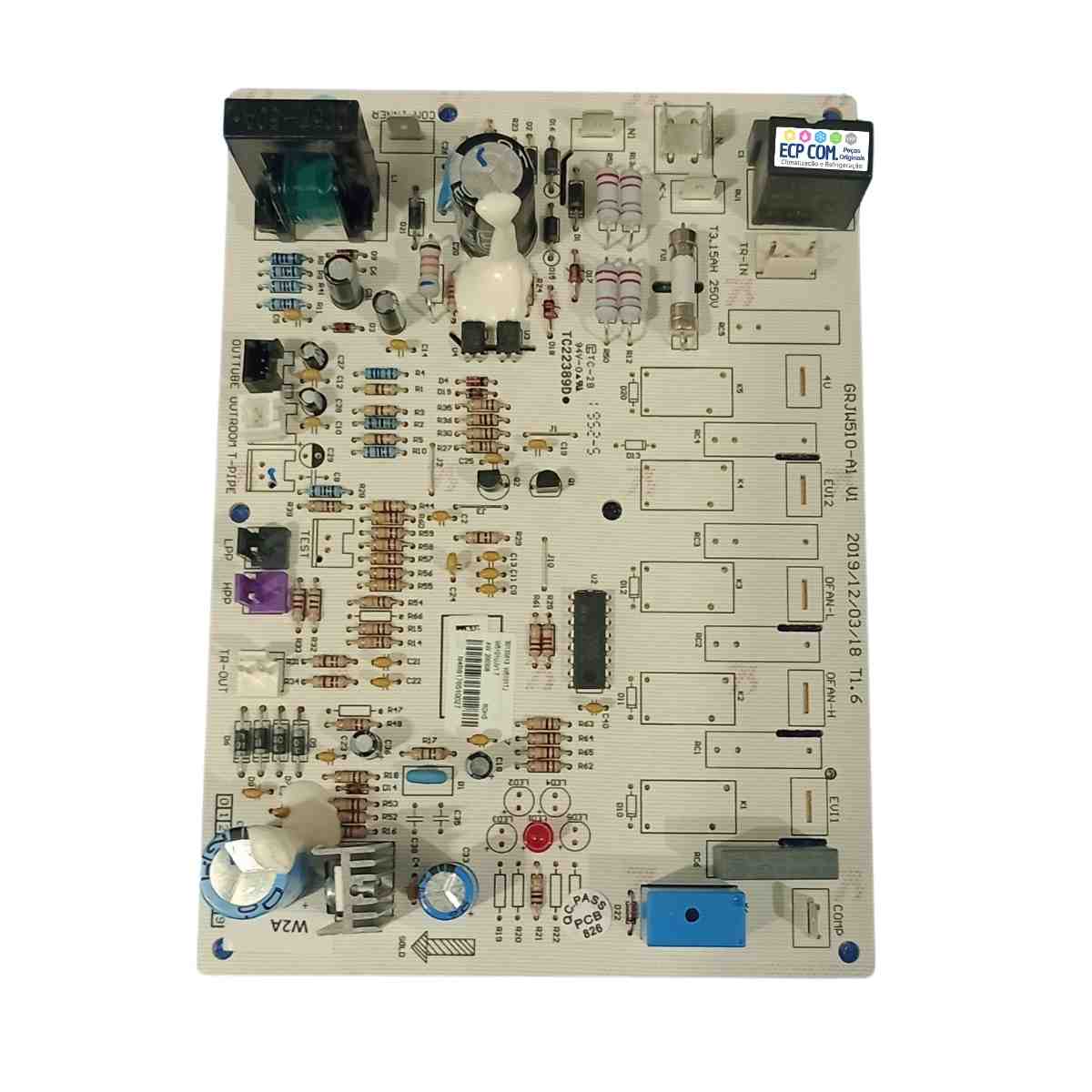 PLACA PRINCIPAL DA CONDENSADORA GREE ECO GARDEN INVERTER /  CONV. W5101TJ - Imagem 3