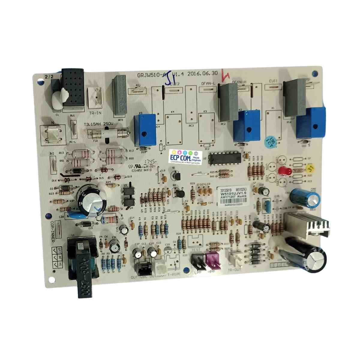 PLACA PRINCIPAL DA CONDENSADORA W5102VJ (30135819)  GREE - Imagem 2